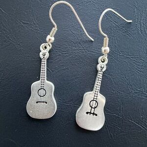 Nashville Ryman Auditorium Guitar Dangle Earrings
